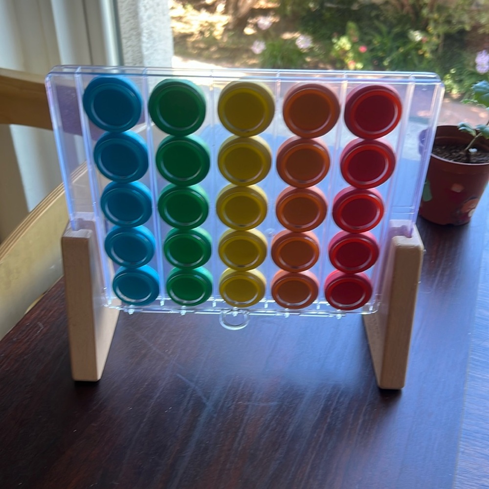 Lovevery color "connect four" game. Used. Great condition
